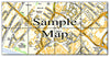 Ceramic Map Tiles - Personalised Ordnance Survey Street Map - Love Maps On... - 20