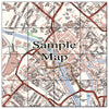 Ceramic Map Tiles - Personalised Ordnance Survey Street Map Classic - Love Maps On... - 22