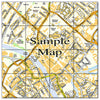 Ceramic Map Tiles - Personalised Ordnance Survey Street Map - Love Maps On... - 22