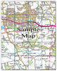 Ceramic Map Tiles - Personalised Ordnance Survey Landranger Map - Love Maps On... - 23