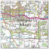 Ceramic Map Tiles - Personalised Ordnance Survey Landranger Map - Love Maps On... - 30
