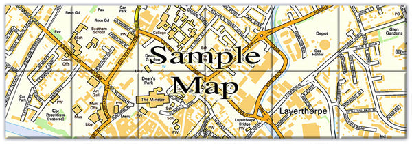 Ceramic Map Tiles - Personalised Ordnance Survey Street Map from Love ...