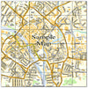 Ceramic Map Tiles - Personalised Ordnance Survey Street Map - Love Maps On... - 38