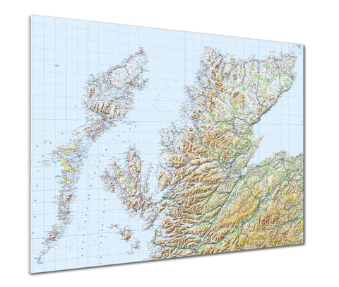 Map Poster - GB Regional Map - Scotland (Highlands & Islands)