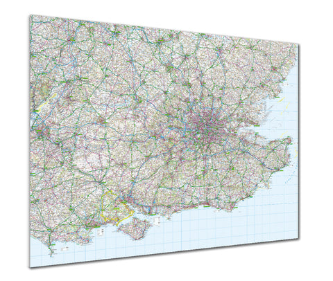 Map Poster - GB Regional Map - Southeast England