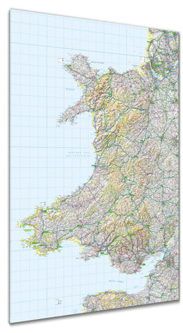 Map Poster - GB Regional Map - Wales
