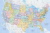 USA Political Wallmap