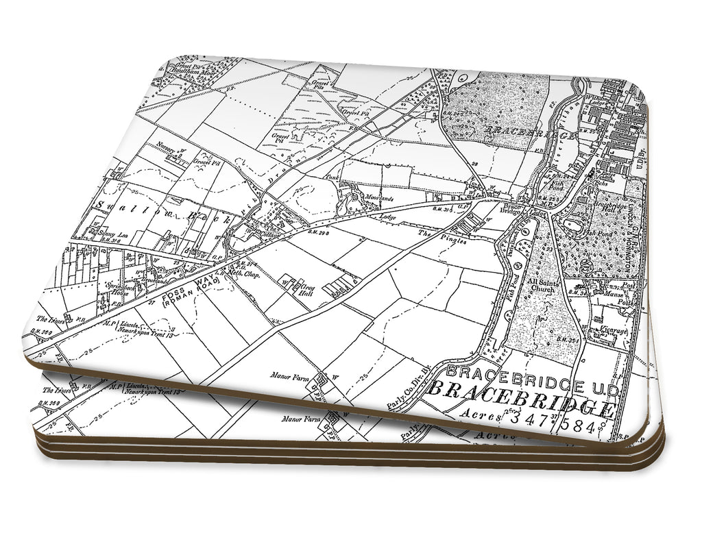 Map Placemats - Personalised Vintage Victorian Street Map