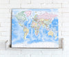 Map Canvas - Political World Map -  Traditional - Love Maps On... - 1