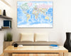 Map Canvas - Political World Map -  Traditional - Love Maps On...