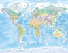 Glass Splashback - Ultimate World Map