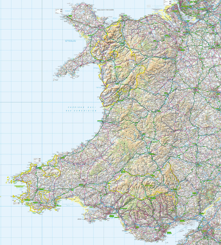 Map Wallpaper  - Wales - Love Maps On... - 1