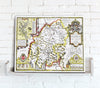 Map Canvas - Vintage County Map - Westmoreland - Love Maps On...