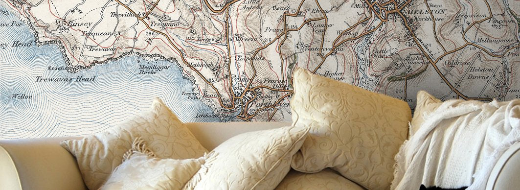 Custom Map Wallpaper